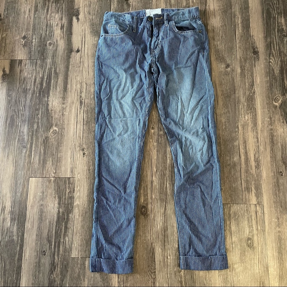Current elliot striped jeans